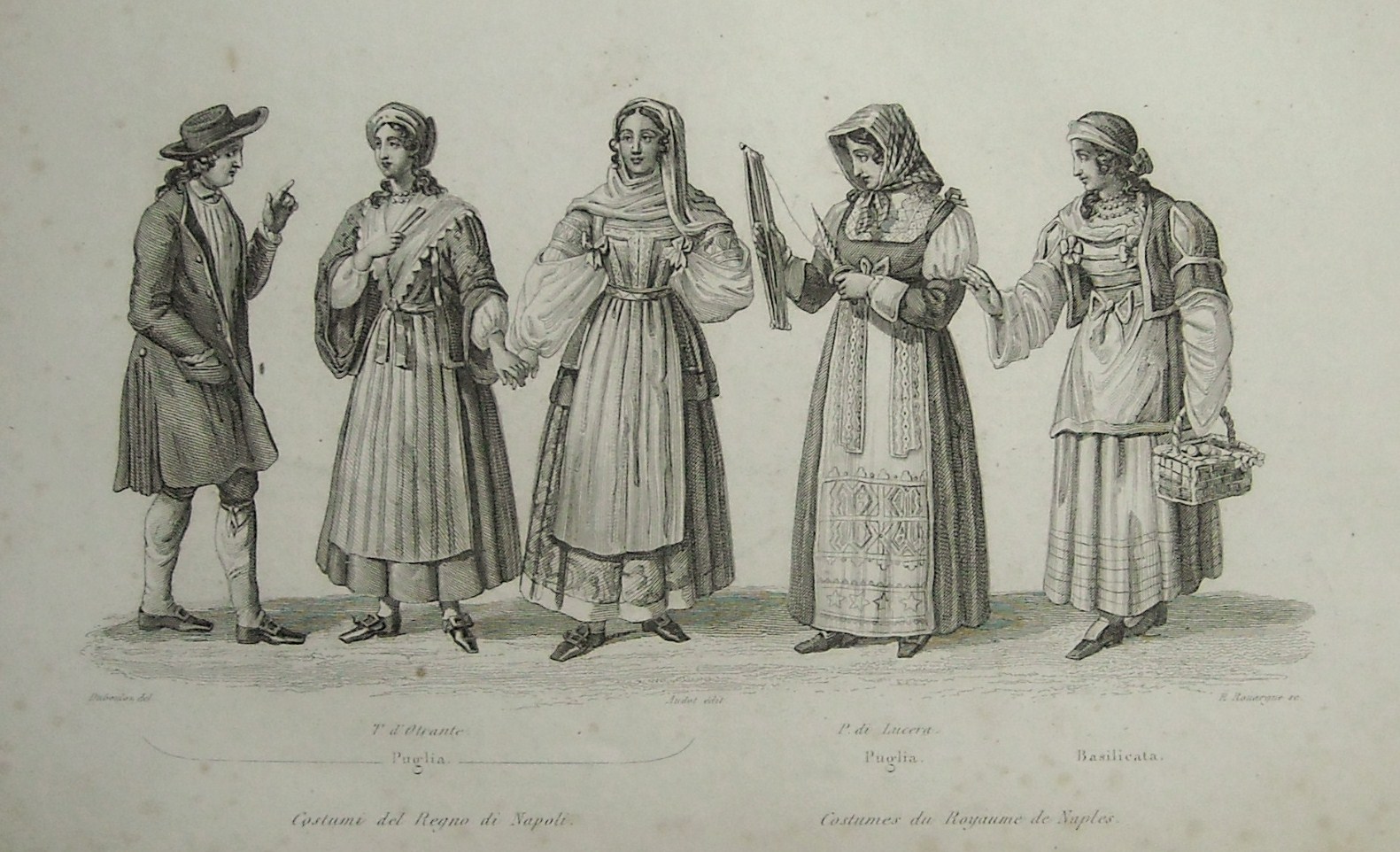 Costumi del regno di Napoli-Puglia 1855