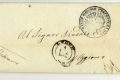 Lettere nel Salento 1862 - 1864 con timbro borbonico del Regno delle Due Sicilie
