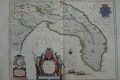 Mappa della TERRA DI OTRANTO disegnata nel 1640 dal cartografo Guiljelmun Blau