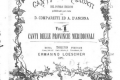 Canti popolari di metà 1800 di Salice Salentino, Nardò e Lecce
