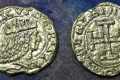 Sestino di Federico III d’Aragona 1496-1501 - Rara moneta riproduzione in 3d e con il crogiolo per metallo