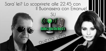 Con Sofia Loren … e Massimo Rosini il miglior barista d’Italia – Radio L’Isola Che Non C’è – 8 marzo 2017