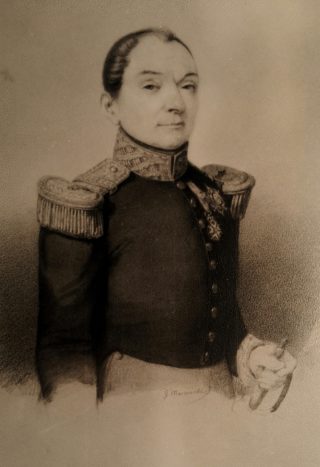 Giuseppe Carignani di Novoli, con la Gran Croce all'Ordine di Francesco I