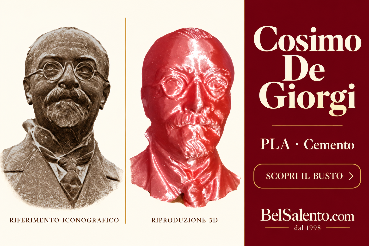 Busto di Cosimo De Giorgi